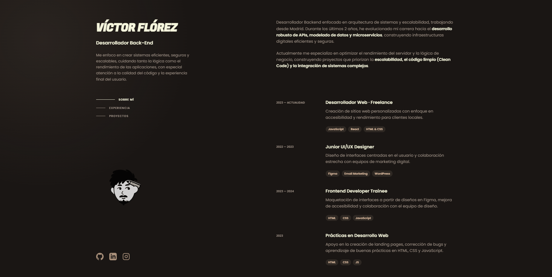 Portfolio Personal - Víctor Flórez